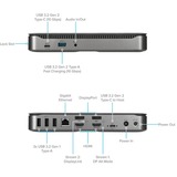 Targus USB-C Hybrid/Universal 4K Quad Docking Station + 100W PD Zwart/zilver