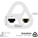 Thermal Grizzly DeltaMate Extender - MF7 verbinding Zwart