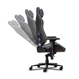 Trust GXT 721BM Ruya Pro Premium comfortabele gamingstoel Zwart/geel