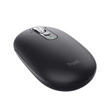 Trust Seron Draadloze Muis Slank Hyperscrollwiel Zwart, 1000-3200 Dpi, 2.4GHz, Bluetooth