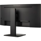 ViewSonic UWQHD Curved Docking Monitor met KVM-switch VG3419C 34" UltraWide Zwart (mat), 1x DisplayPort, 1x HDMI, 1x USB-C, 3x USB-A, 1x RJ-45, 120 Hz