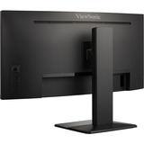 ViewSonic UWQHD Curved Docking Monitor met KVM-switch VG3419C 34" UltraWide  Zwart (mat), 1x HDMI, 1x Displayport, USB-A, USB-B, USB-C, LAN, audio