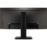 ViewSonic UWQHD Curved Docking Monitor met KVM-switch VG3419C 34" UltraWide  Zwart (mat), 1x HDMI, 1x Displayport, USB-A, USB-B, USB-C, LAN, audio