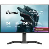 iiyama G-Master Red Eagle GB2471HSU-B1 23.8" gaming monitor Zwart, 240Hz, HDMI, DisplayPort, Audio, USB-C, NVIDIA G-Sync