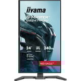 iiyama G-Master Red Eagle GB2471HSU-B1 23.8" gaming monitor Zwart, 240Hz, HDMI, DisplayPort, Audio, USB-C, NVIDIA G-Sync