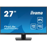 iiyama ProLite XU2793HSU-B6 27" monitor Zwart (mat), HDMI, DisplayPort, USB, Audio