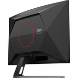 AOC C32G42ZE 31" curved gaming monitor Zwart/rood, HDMI, DisplayPort, 260 Hz OC