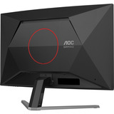 AOC C32G42ZE 31" curved gaming monitor Zwart/rood, HDMI, DisplayPort, 260 Hz OC