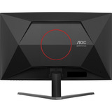 AOC C32G42ZE 31" curved gaming monitor Zwart/rood, HDMI, DisplayPort, 260 Hz OC