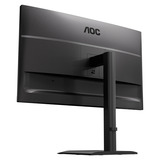 AOC U27E4CV 27" 4K UHD monitor Zwart, HDMI, DisplayPort, Audio, USB-C