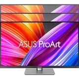 ASUS ProArt Display PA279CRV 27" 4K UHD monitor Zwart/zilver, 4K HDR, HDMI, DisplayPort, Audio