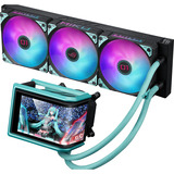 ASUS ROG RYUO IV 360 ARGB Hatsune Miku Edition waterkoeling Zwart/mint