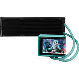 ASUS ROG RYUO IV 360 ARGB Hatsune Miku Edition waterkoeling Zwart/mint