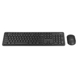 ASUS Wireless Keyboard and Mouse Set CW100 desktopset Zwart, US lay-out (QWERTY), Membraan, 100%, 800d - 1600 dpi, 2.4GHz, Bluetooth 5.0