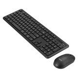 ASUS Wireless Keyboard and Mouse Set CW100 desktopset Zwart, US lay-out (QWERTY), Membraan, 100%, 800d - 1600 dpi, 2.4GHz, Bluetooth 5.0