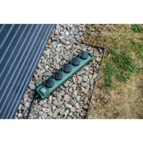 Brennenstuhl Super-Solid SL 554 Tuin-contactverdeler 5-voudige stekkerdoos Donkergroen, 5x stekker, 5 meter