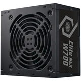 Cooler Master Elite NEX W700 230V 700 watt voeding  Zwart, 2x PCIe