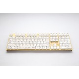 Ducky One 2 x Shiba Says, toetsenbord Geel/wit, US lay-out, Cherry MX Brown, RGB leds, MDA Profile PBT Dye-sub