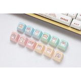 Ducky One 2 x Shiba Says, toetsenbord Geel/wit, US lay-out, Cherry MX Brown, RGB leds, MDA Profile PBT Dye-sub