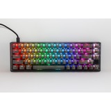Ducky One 3 SF Aura RGB mechanisch toetsenbord Zwart, US lay-out (QWERTY), Cherry MX Red, 65%, ABS Double Shot, hot swap