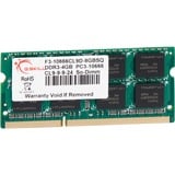 G.Skill 4 GB DDR3-1066 laptopgeheugen Voor iMac,MacBook/Pro,MacMini, Retail