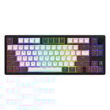 Hator Skyfall Pro Wireless, gaming toetsenbord Zwart, US lay-out, 80% (TKL), RGB, Double-shot PBT, Hot-swap, 2.4GHz / Bluetooth / USB-C