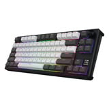 Hator Skyfall Pro Wireless, gaming toetsenbord Zwart, US lay-out, 80% (TKL), RGB, Double-shot PBT, Hot-swap, 2.4GHz / Bluetooth / USB-C