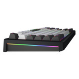 Hator Skyfall Pro Wireless, gaming toetsenbord Zwart, US lay-out, 80% (TKL), RGB, Double-shot PBT, Hot-swap, 2.4GHz / Bluetooth / USB-C