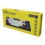 Hator Skyfall Pro Wireless, gaming toetsenbord Zwart, US lay-out, 80% (TKL), RGB, Double-shot PBT, Hot-swap, 2.4GHz / Bluetooth / USB-C