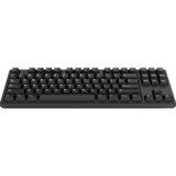 HelloGanss HS87T Black RGB mechanisch toetsenbord Zwart, US lay-out (QWERTY), Cherry MX Brown, 80% (TKL)	, RGB leds, PBT Doubleshot keycaps, hot swap, 2,4 GHz | Bluetooth | USB-C