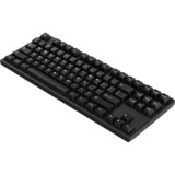 HelloGanss HS87T Black RGB mechanisch toetsenbord Zwart, US lay-out (QWERTY), Cherry MX Brown, 80% (TKL)	, RGB leds, PBT Doubleshot keycaps, hot swap, 2,4 GHz | Bluetooth | USB-C