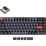 Keychron K3 Pro-H3, toetsenbord Zwart, US lay-out, Gateron Low Profile Mechanical Brown, RGB leds, 75%, Double-shot PBT, hot swap, Bluetooth 5.1