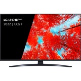 LG 43UQ91006LA 43" Ultra HD led-tv Grijs, 3x HDMI, 2x USB, CI+, Bluetooth, LAN, WLAN, HDR