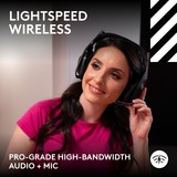 Logitech G Astro A50 LIGHTSPEED over-ear gaming headset Zwart, Basisstation (Gen 5), Pc, Xbox, PS5, Nintendo Switch, Bluetooth / USB-C