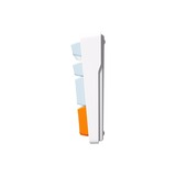MCHOSE G98 Pro Orange Blue Snow Tiger Wireless Tri-Mode Custom Mechanical, gaming toetsenbord Blauw/oranje, US lay-out, TTC Snow Tiger, 98%, RGB, Hot swap, Double-Shot PBT, draadloos / Bluetooth / USB-C