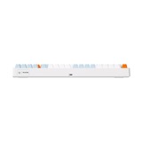 MCHOSE G98 Pro Orange Blue Snow Tiger Wireless Tri-Mode Custom Mechanical, gaming toetsenbord Blauw/oranje, US lay-out, TTC Snow Tiger, 98%, RGB, Hot swap, Double-Shot PBT, draadloos / Bluetooth / USB-C