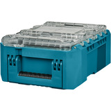 Makita Maktrak Organizer Compact P-91067 gereedschapsbox Blauw/zwart