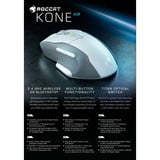 Roccat Kone Air gaming muis Wit/grijs