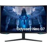 SAMSUNG Odyssey Neo G7 S32BG750NP 32" 4K UHD Curved gaming monitor Zwart, 2x HDMI, DisplayPort, USB-A 3.2, 165 Hz
