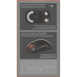 SteelSeries Rival 3 Wireless Gen 2 gaming muis Zwart, 18.000 dpi, RGB, 2.4GHz / Bluetooth 5.0