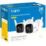 TP-Link Tapo C310P2 Wi-Fi beveiligingscamera voor buiten Wit, 2 stuks