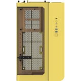 Thermaltake View 390 Air Butter Caramel midi tower behuizing Geel | 2x USB-A | 1x USB-C | Tempered Glass