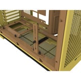 Thermaltake View 390 Air Butter Caramel midi tower behuizing Geel | 2x USB-A | 1x USB-C | Tempered Glass