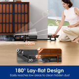 Tineco FLOOR ONE S7 Stretch Steam Stofzuiger met Dweilfunctie nat- en droogzuiger Zwart