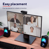 Trust Taxon QHD Webcam Zwart, Autofocus | dubbele microfoon | privacyfilter