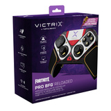 Turtle Beach Victrix Pro BFG Reloaded - Fortnite Drift voor PC - modulaire gamepad Zwart/rood, PC | Steam Deck