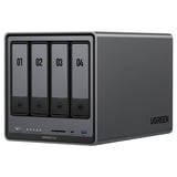 UGREEN DXP4800 Plus incl. 4x WD Red Plus 4 TB harde schijf nas Grijs, 1x 2,5GbE, 1x 10GbE, HDMI, USB-C