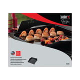Weber Deluxe Plancha in geëmailleerd gietijzer grillplaat Zwart, voor de Q 300-/3000-serie, Spirit, Genesis en Summit