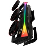 XFX Radeon RX 9070 XT OC Mercury RGB Magnetic Air grafische kaart Zwart, RDNA4, GDDR6, 3x DisplayPort, 1x HDMI 2.1