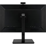 ASUS BE279QFK Video Conferencing Monitor 27"  Zwart, Webcam, 100 Hz, VGA, HDMI, DisplayPort, Audio 